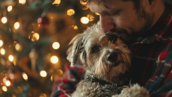 dog anxiety during christmas